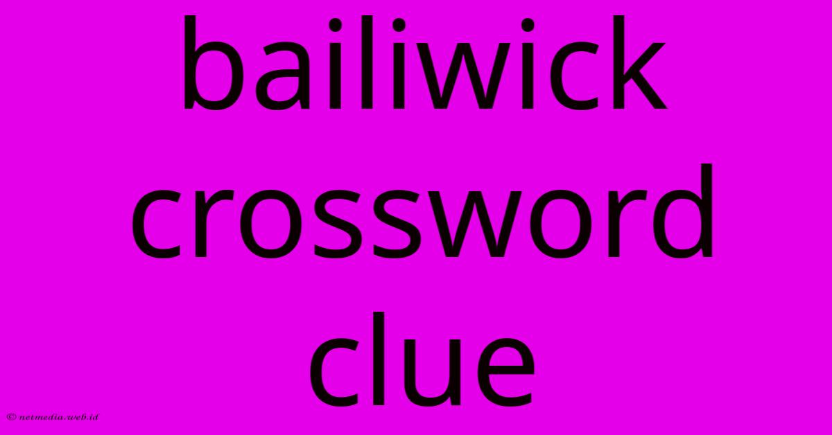 Bailiwick Crossword Clue Bailiwick Crossword Clue