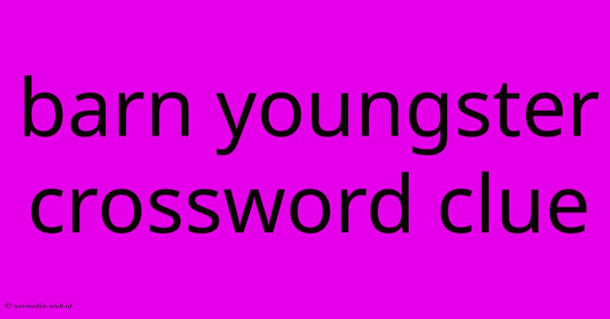 Barn Youngster Crossword Clue Barn Youngster Crossword Clue