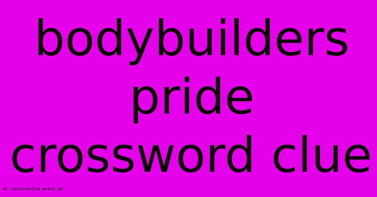 Bodybuilders Pride Crossword Clue