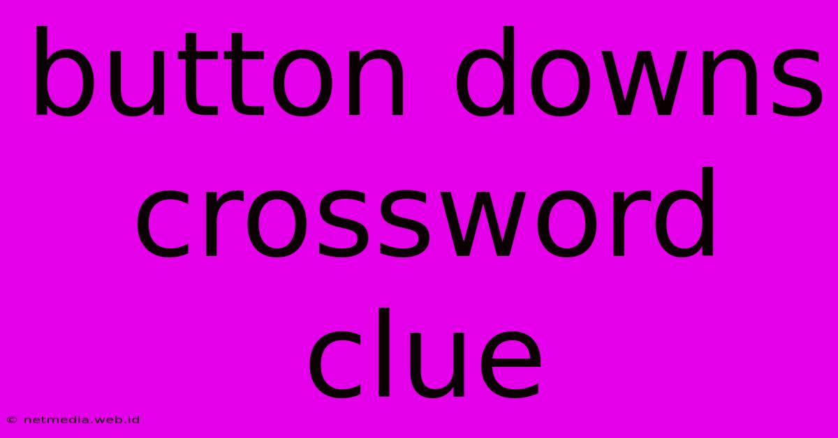 Button Downs Crossword Clue