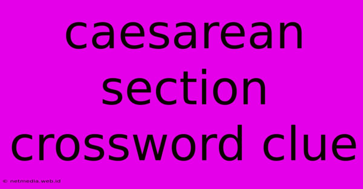 Caesarean Section Crossword Clue