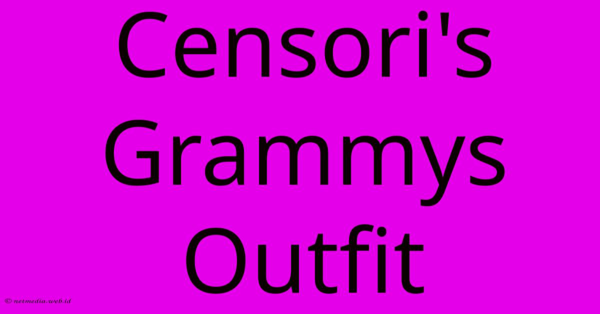 Censori's Grammys Outfit