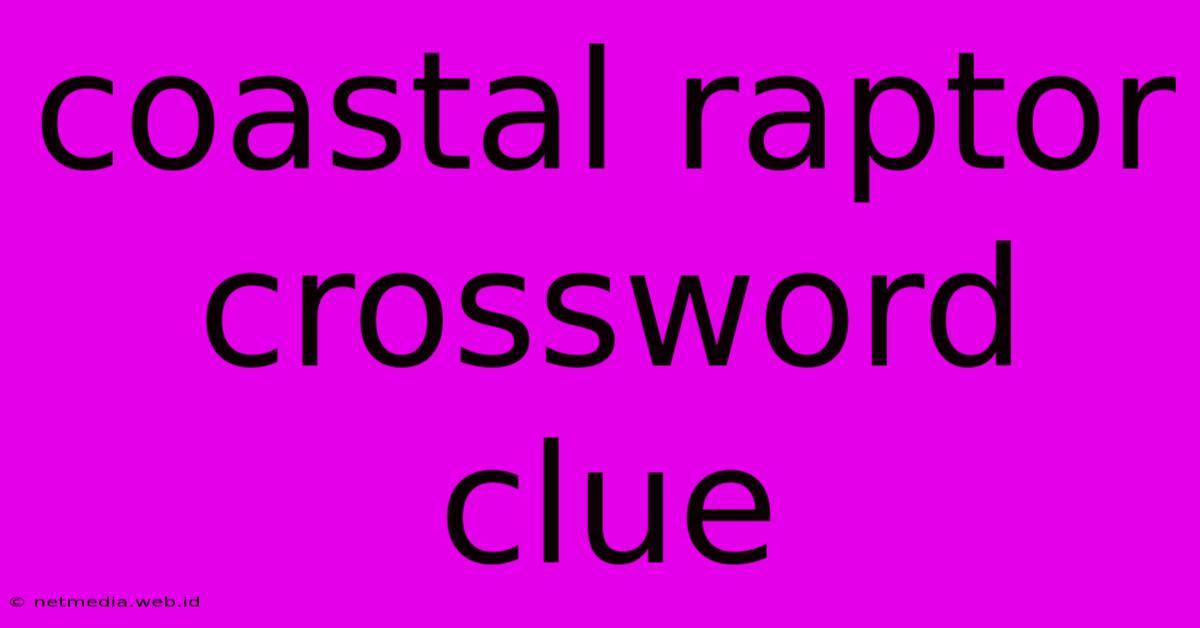 Coastal Raptor Crossword Clue