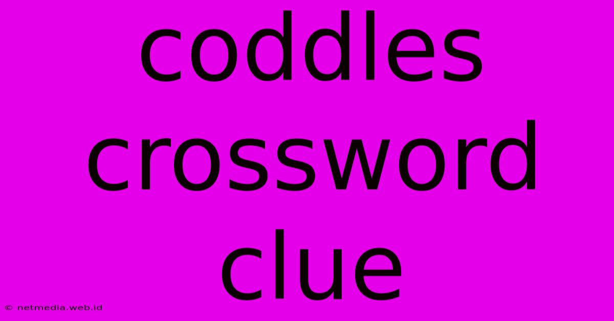 Coddles Crossword Clue