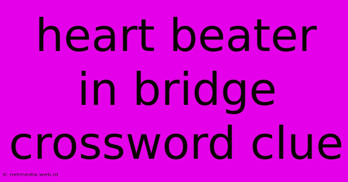 Heart Beater In Bridge Crossword Clue