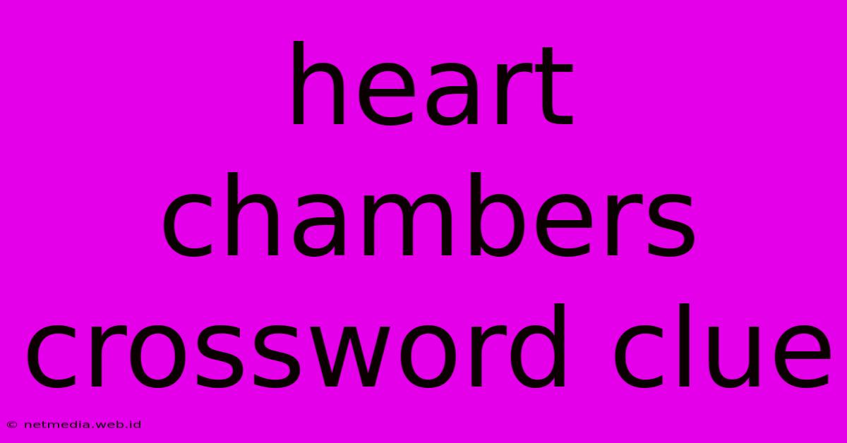 Heart Chambers Crossword Clue