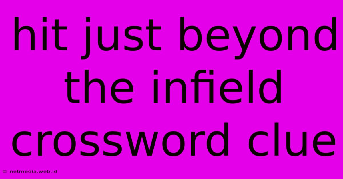 Hit Just Beyond The Infield Crossword Clue