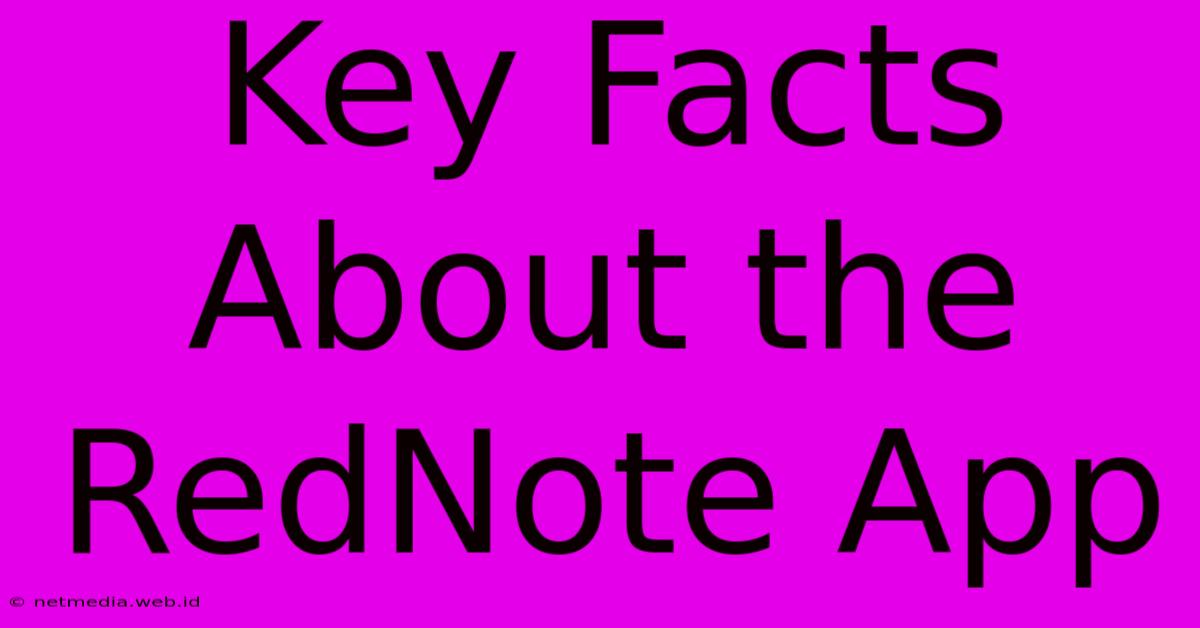 Key Facts About The RedNote App