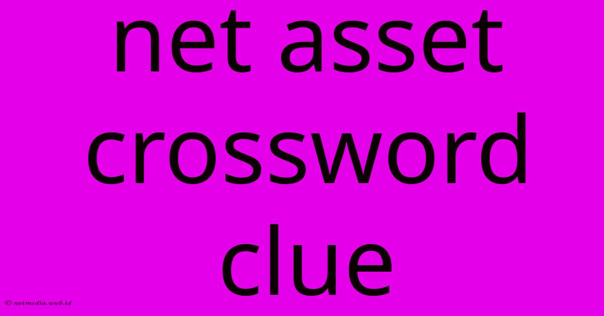 Net Asset Crossword Clue Net Asset Crossword Clue