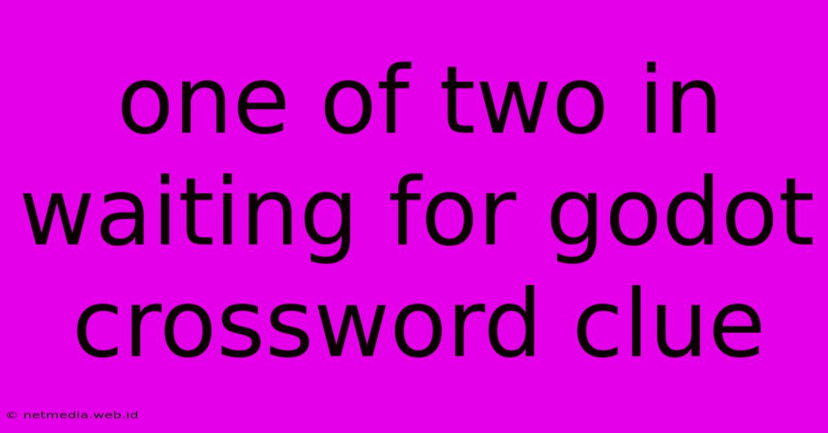 One Of Two In Waiting For Godot Crossword Clue