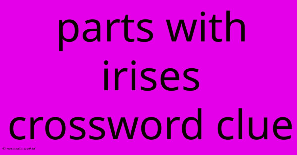 Parts With Irises Crossword Clue