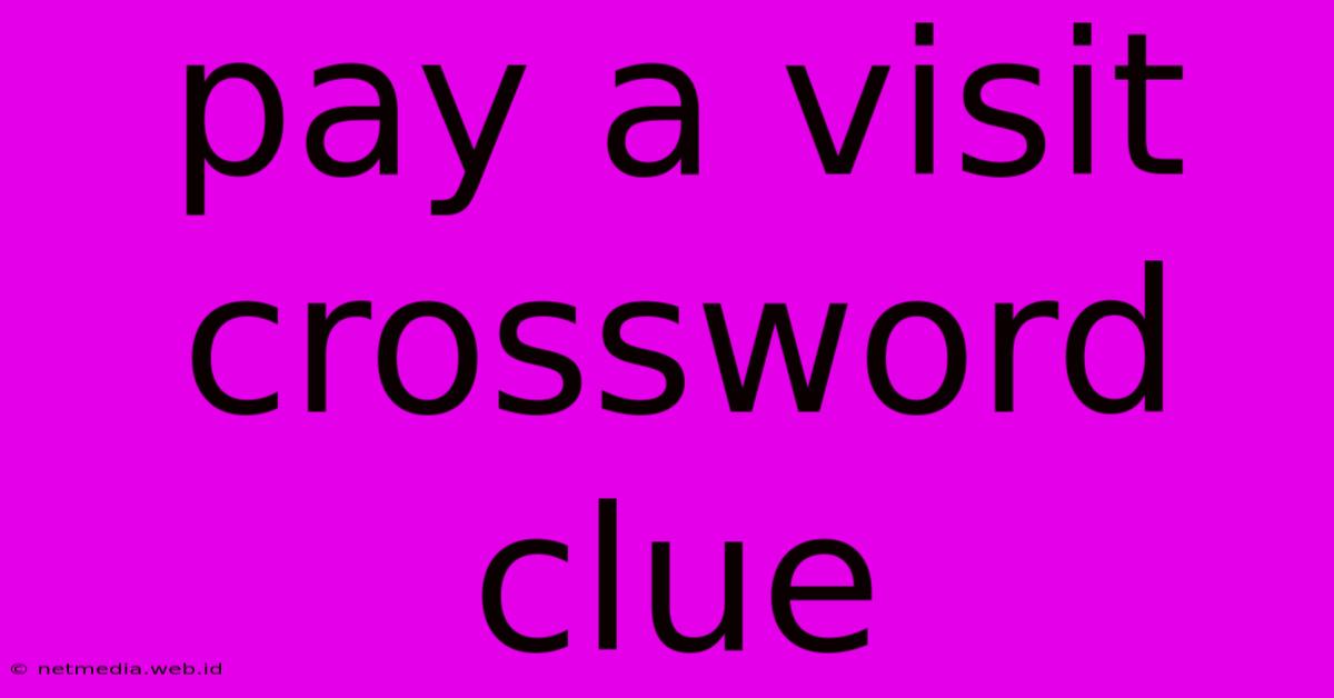 Pay A Visit Crossword Clue