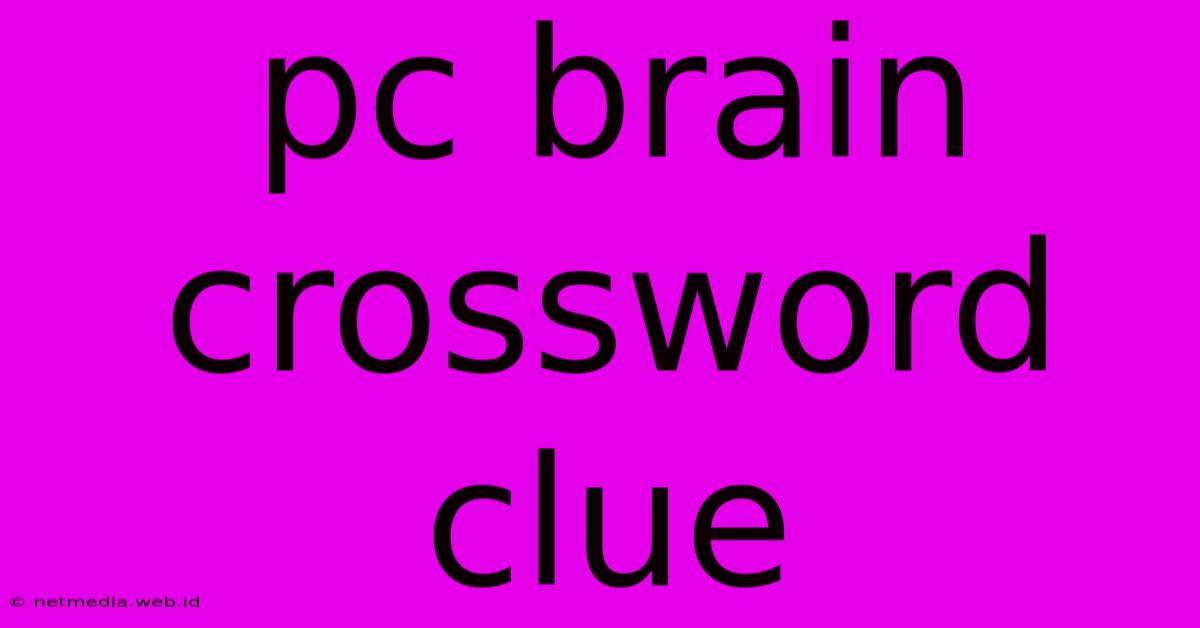 Pc Brain Crossword Clue