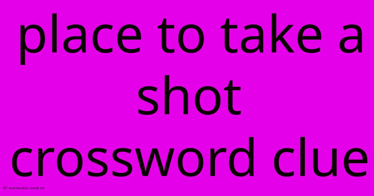 Place To Take A Shot Crossword Clue Place To Take A Shot Crossword Clue