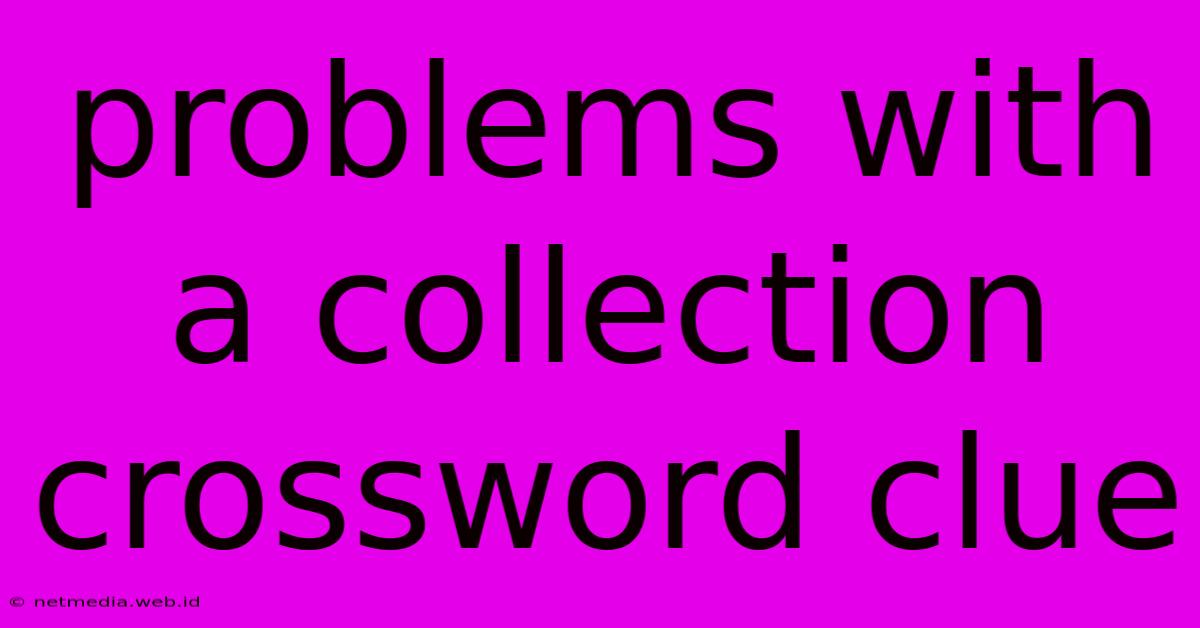 Problems With A Collection Crossword Clue