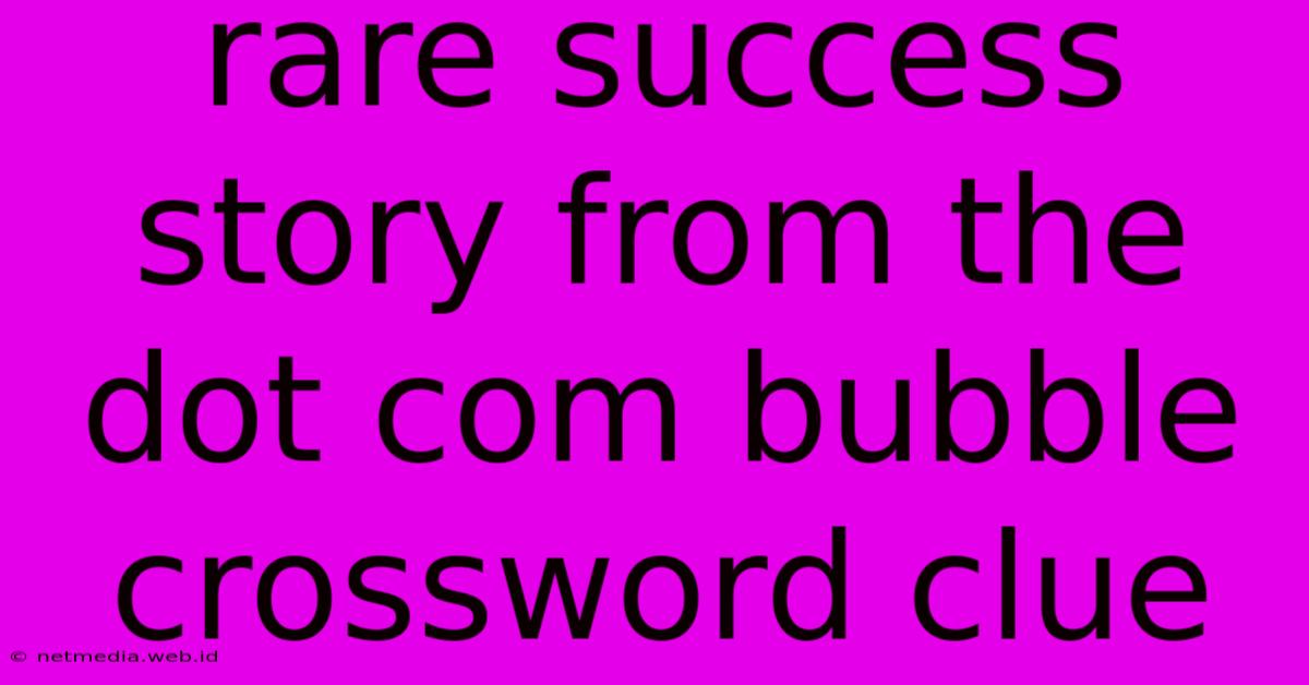 Rare Success Story From The Dot Com Bubble Crossword Clue