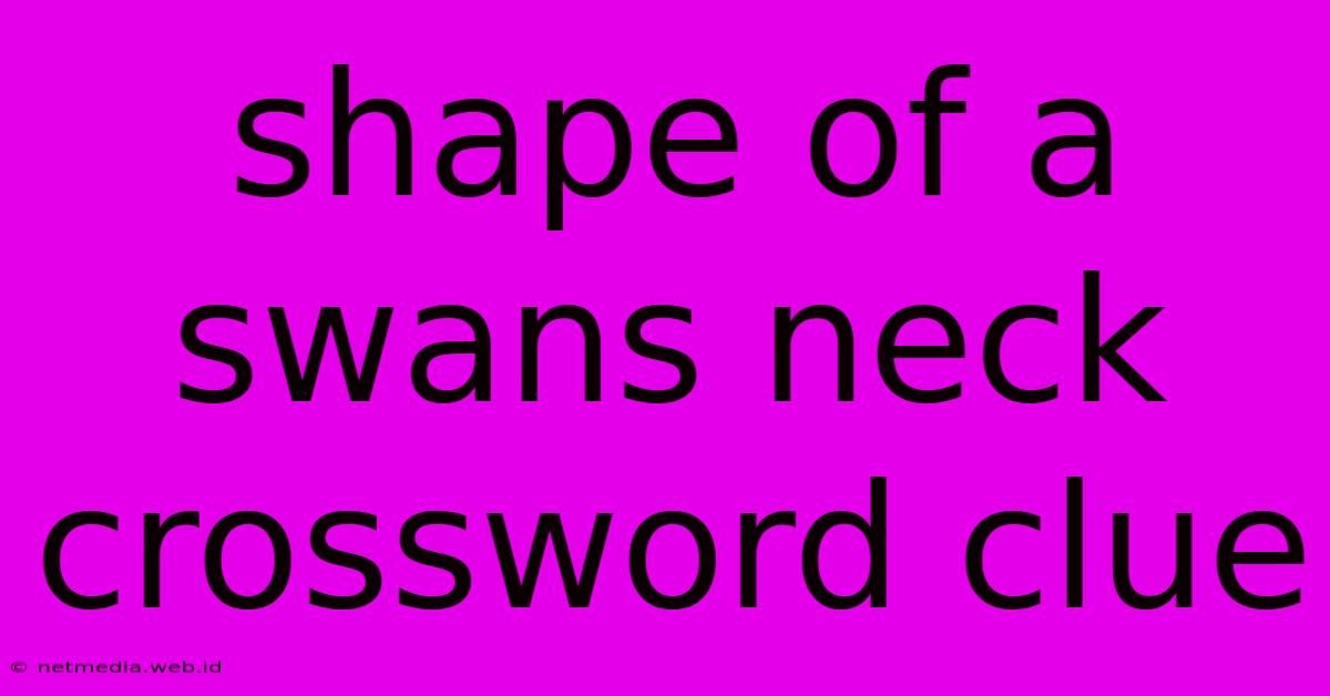 Shape Of A Swans Neck Crossword Clue