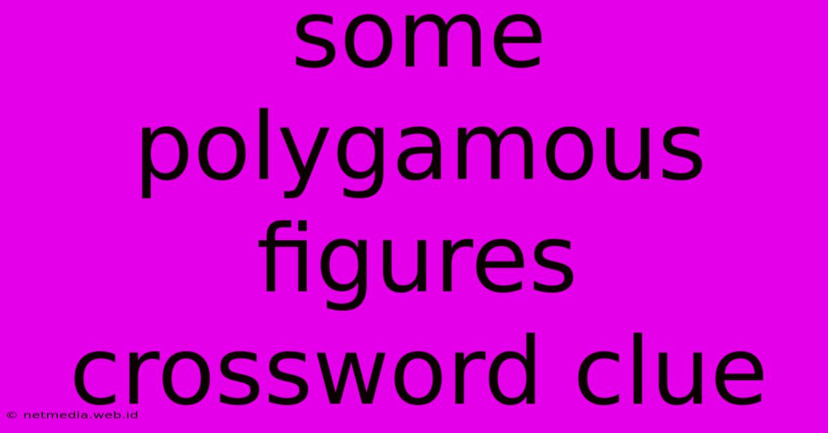 Some Polygamous Figures Crossword Clue