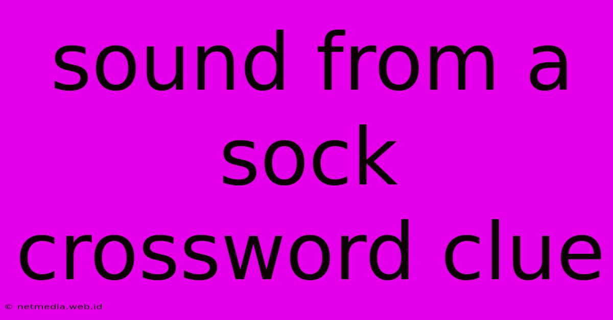 Sound From A Sock Crossword Clue