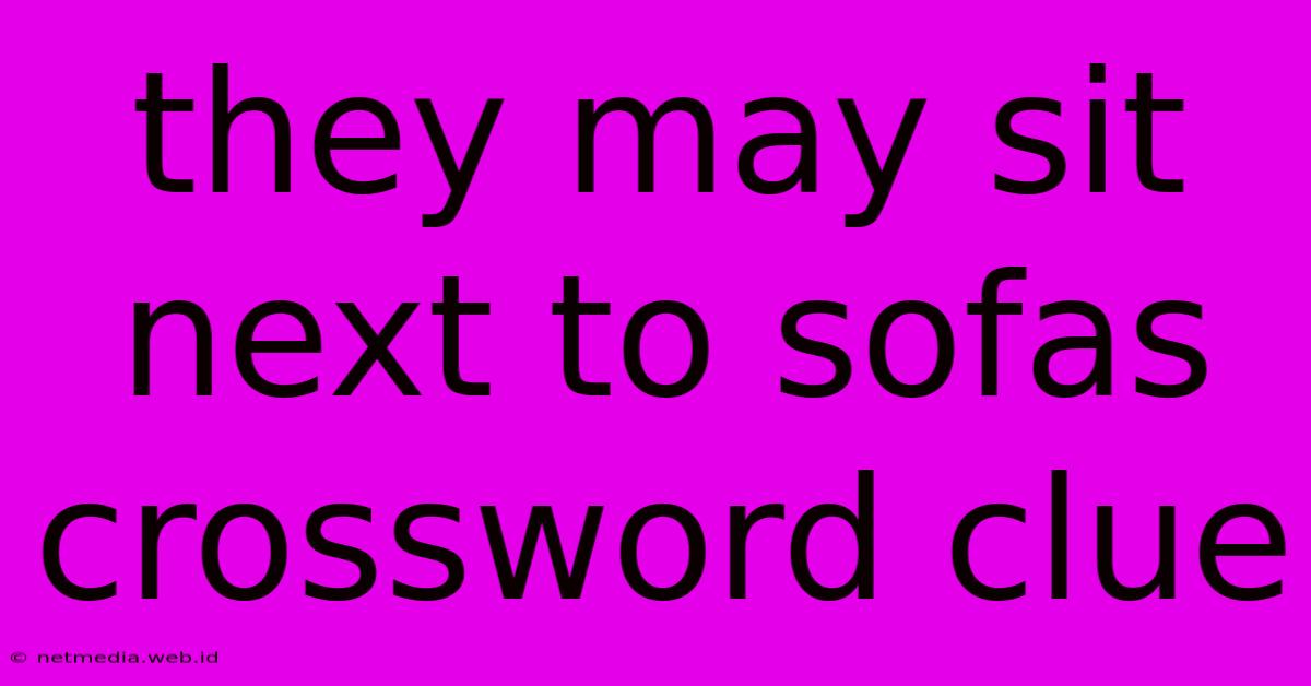 They May Sit Next To Sofas Crossword Clue