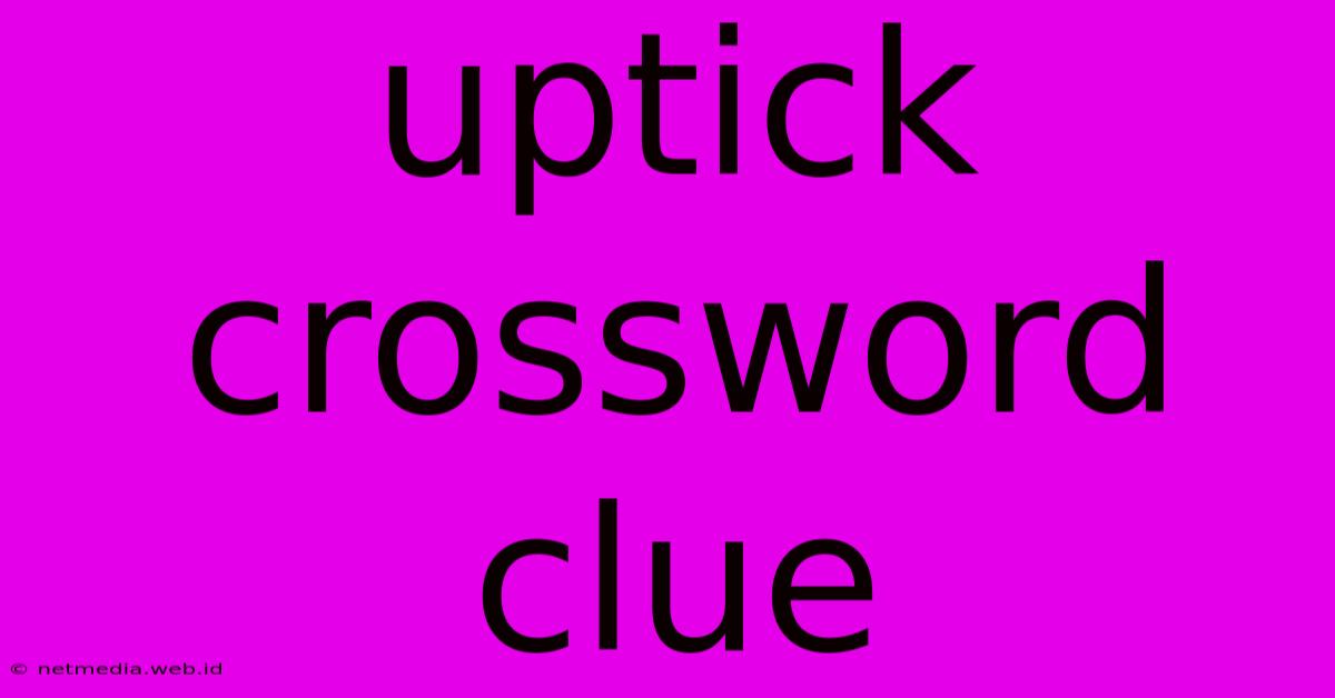 Uptick Crossword Clue