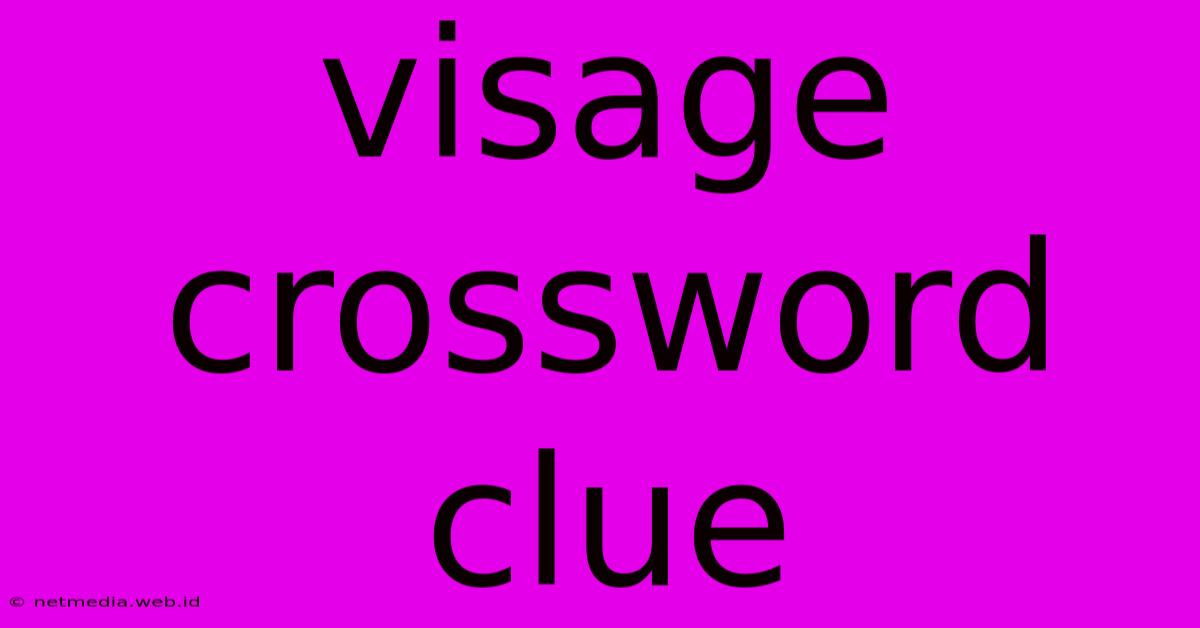 Visage Crossword Clue