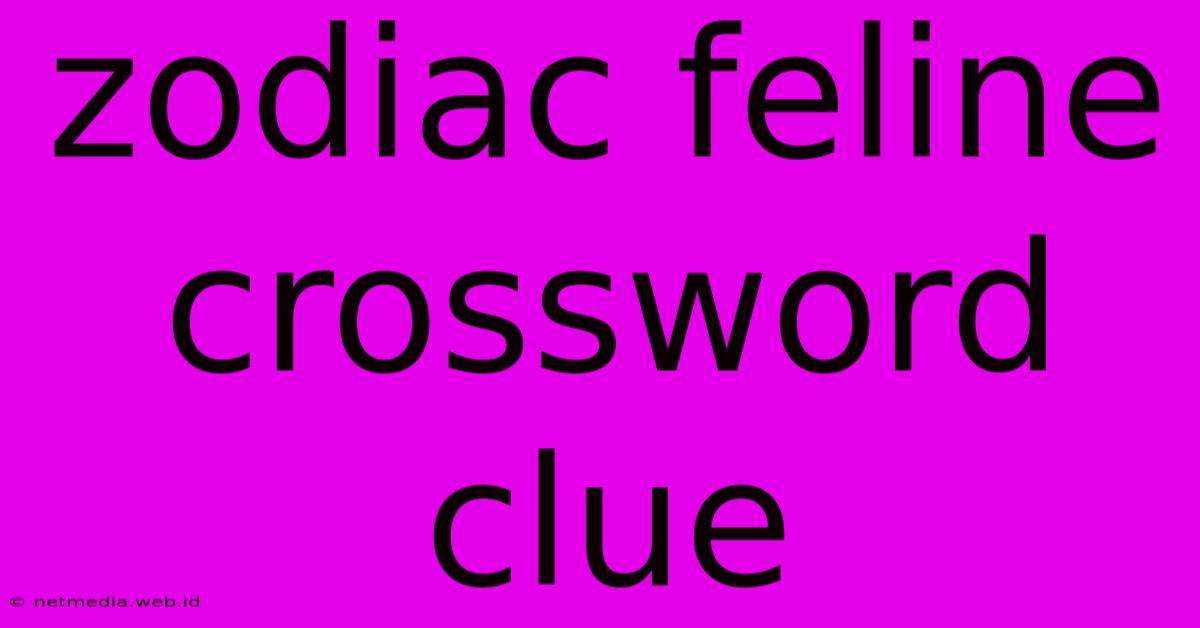 Zodiac Feline Crossword Clue